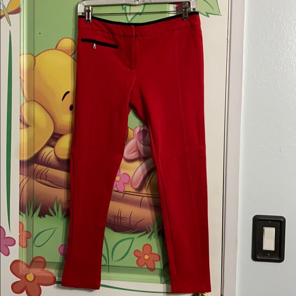 Red Trina Turk pants
